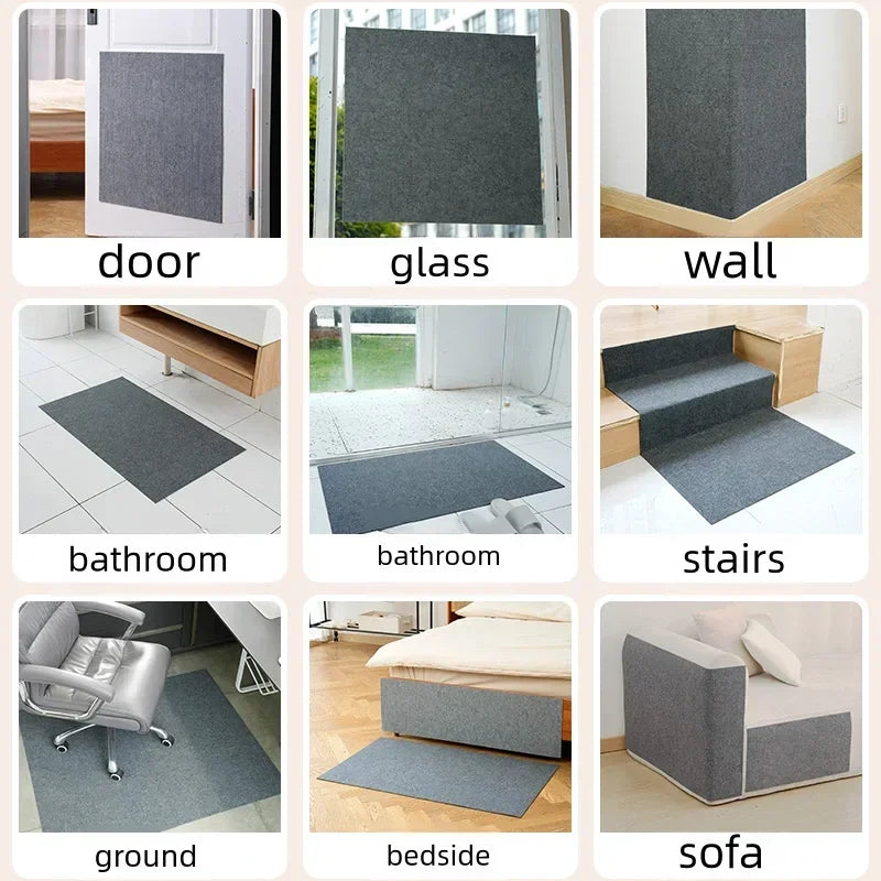 Self-Adhesive Carpet Cats Scratch Board - Attachable to furniture