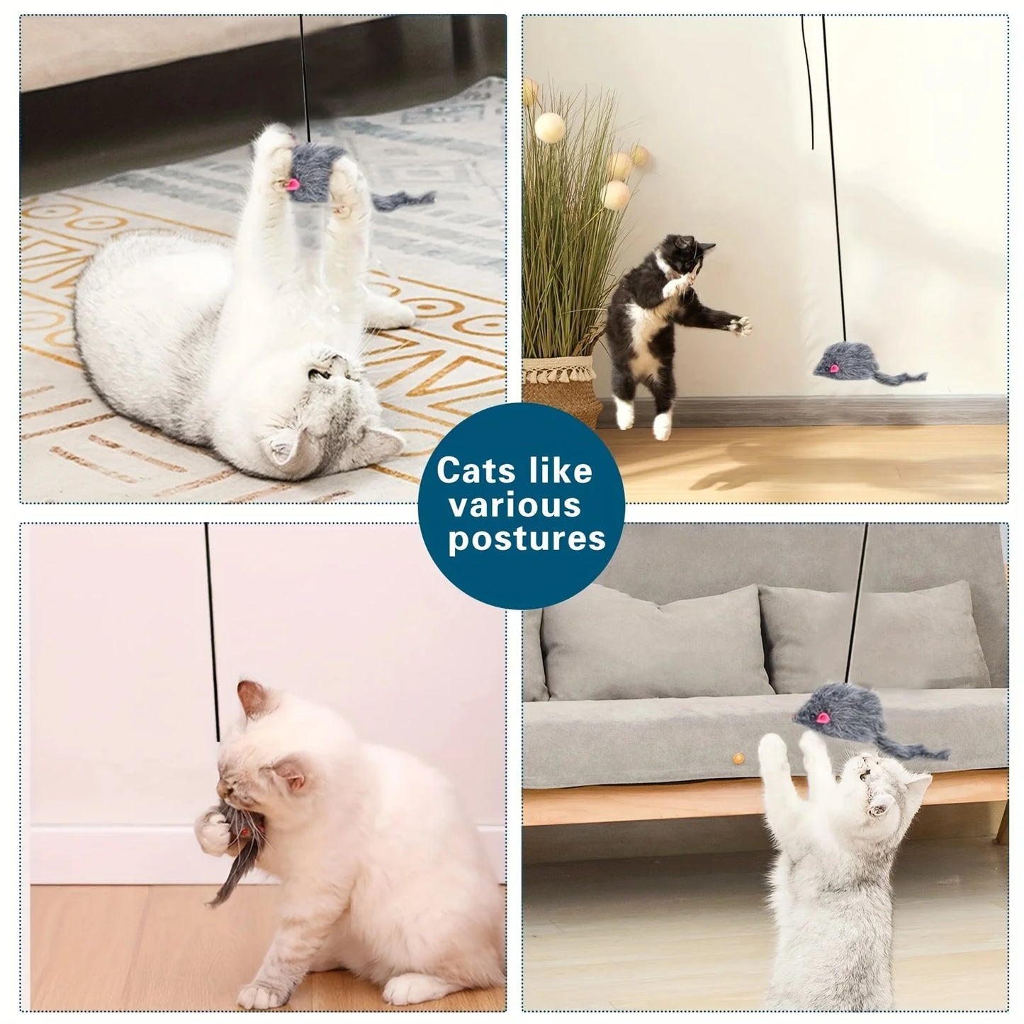 Door Hanging Cat Toy Stress Relief, On Door Hanging
