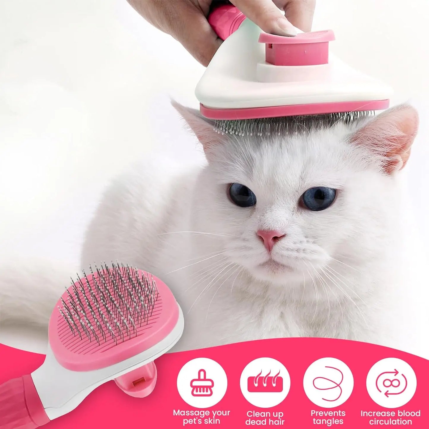 2 Pcs Brush Hair Comb
