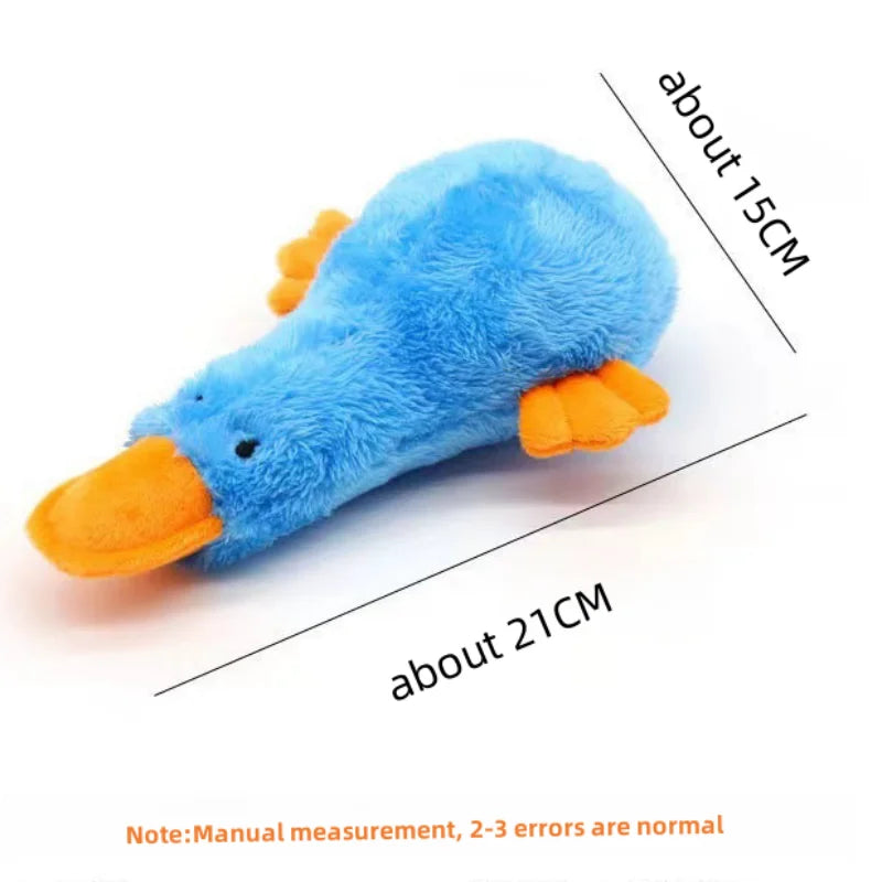 Yellow Duck Squeaky Interactive Stuffed Toy