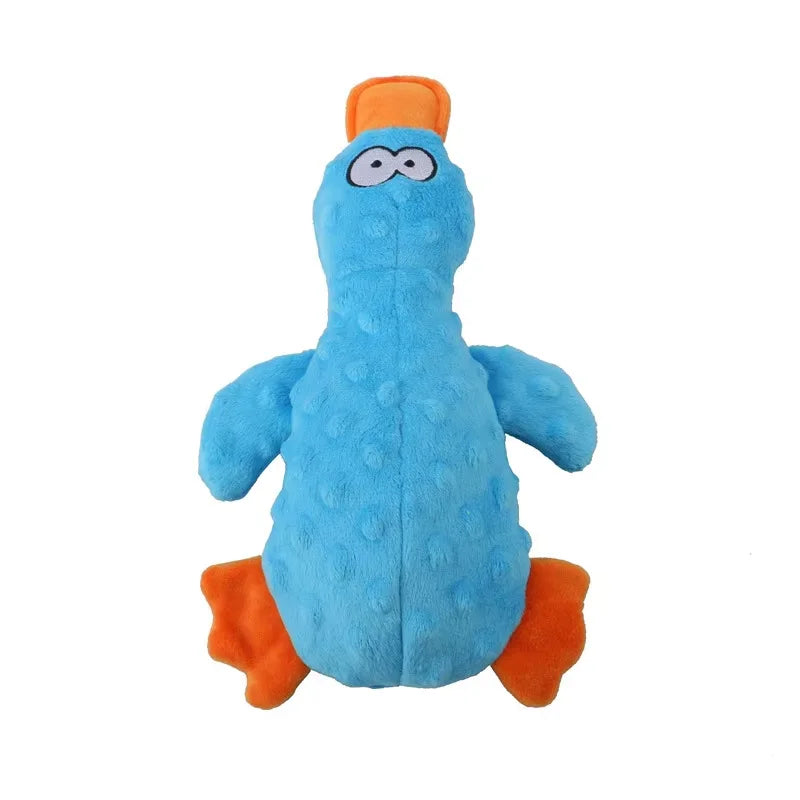 Yellow Duck Squeaky Interactive Stuffed Toy