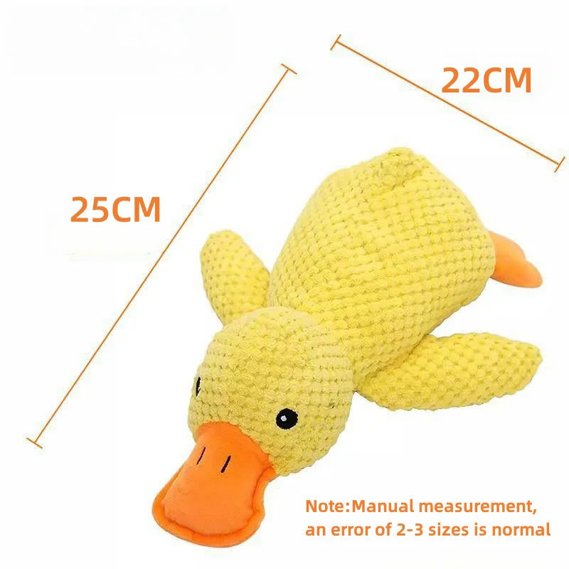 Yellow Duck Squeaky Interactive Stuffed Toy