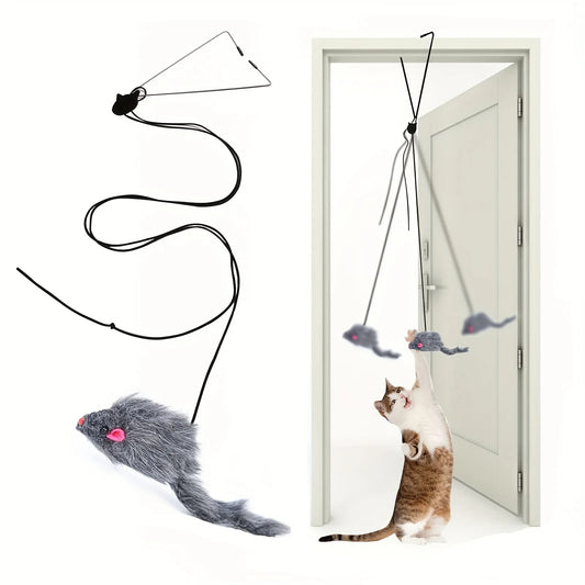 Door Hanging Cat Toy Stress Relief, On Door Hanging