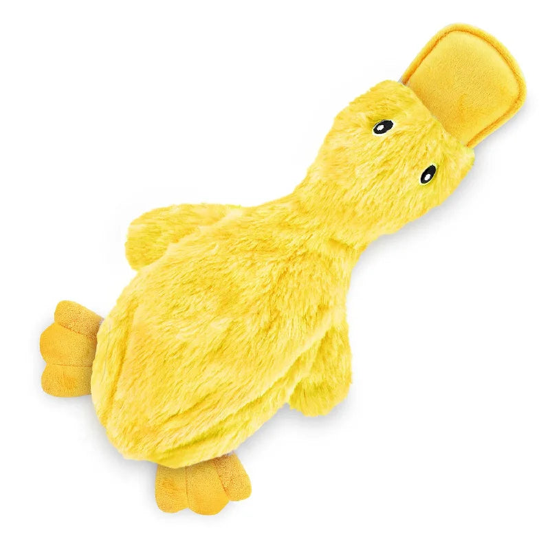 Yellow Duck Squeaky Interactive Stuffed Toy