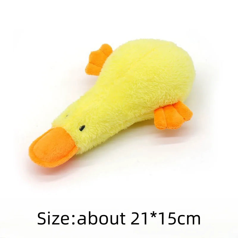 Yellow Duck Squeaky Interactive Stuffed Toy