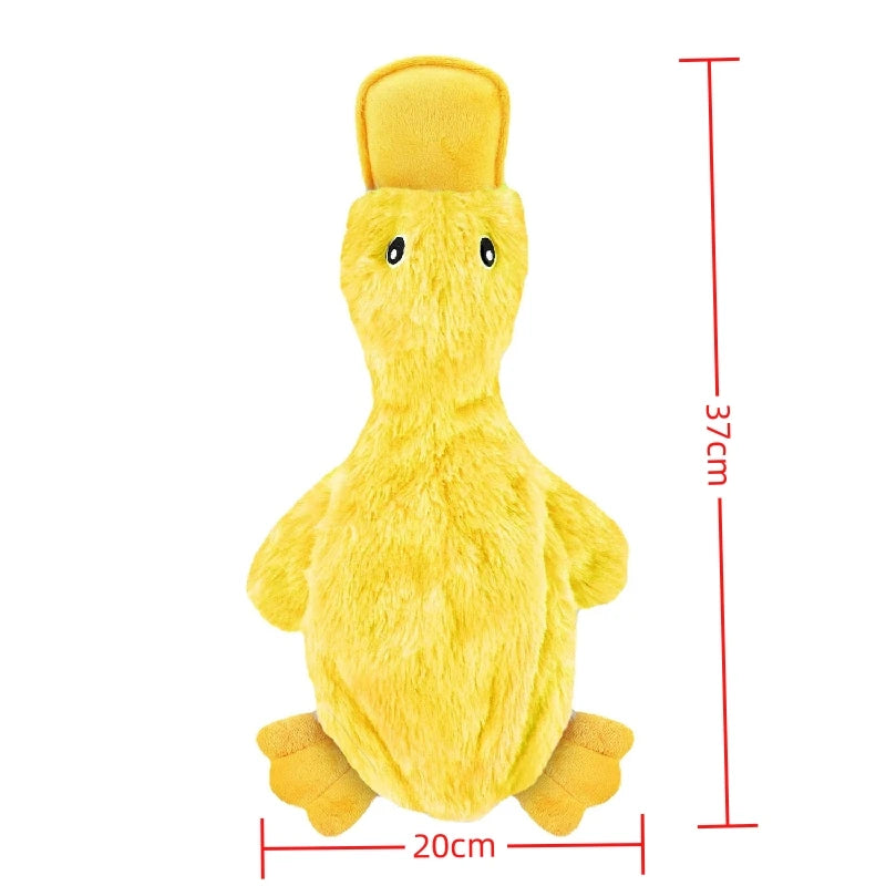 Yellow Duck Squeaky Interactive Stuffed Toy