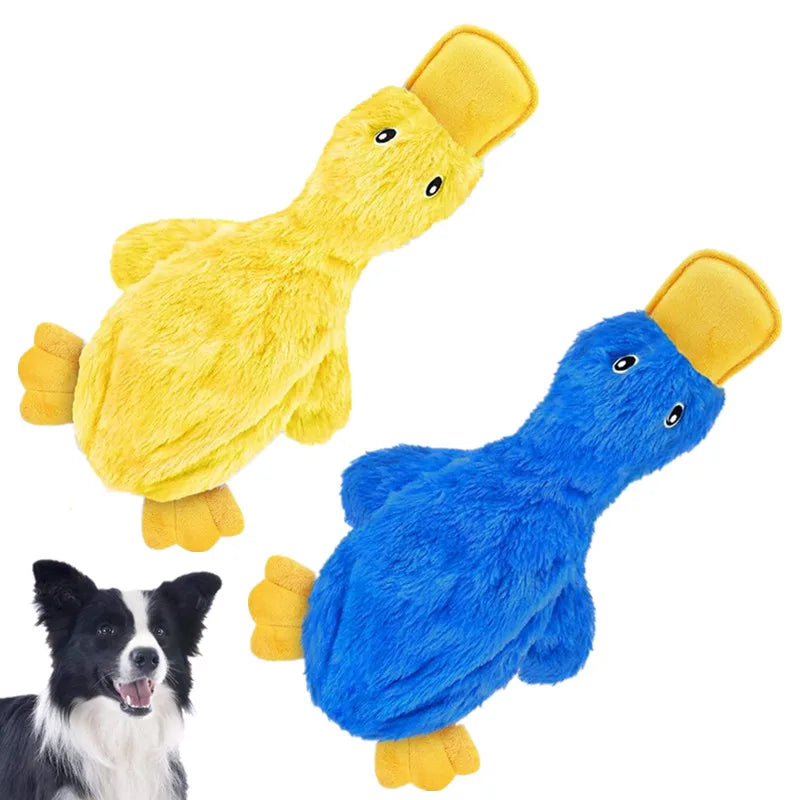 Yellow Duck Squeaky Interactive Stuffed Toy